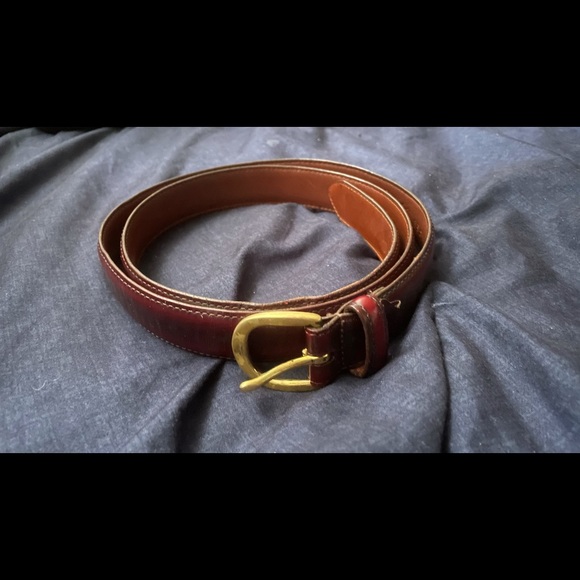 Brown leather authentic Coach belt - Picture 1 of 2